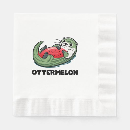 Serviette En Papier Ottermelon (Devant)