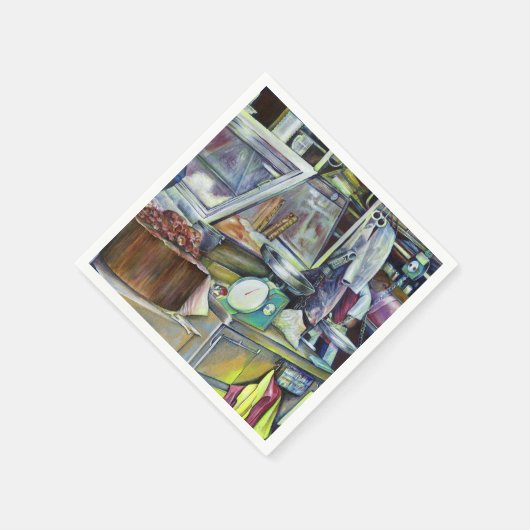 Serviette En Papier Où est le Fish Head Curry ? Singapour (Coin)