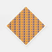 Serviette En Papier Où est The Pickleball Orange (Coin)