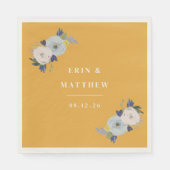 Serviette En Papier Où l'amour grandit Mariage (Devant)