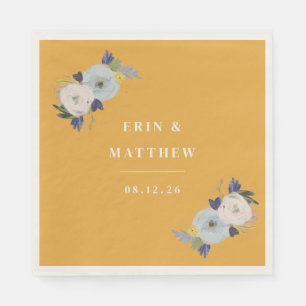 Serviette En Papier Où l'amour grandit Mariage