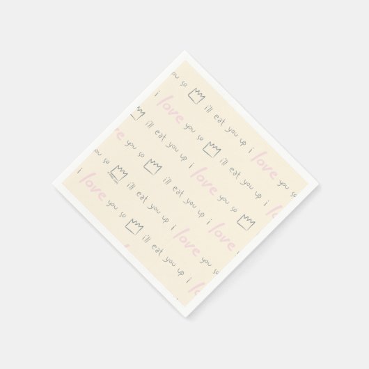 Serviette En Papier Où les choses sauvages citent le Motif (Coin)