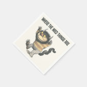 Serviette En Papier Où sont les choses sauvages | Wild Thing (Coin)