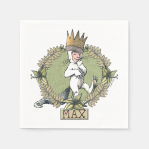 Serviette En Papier Où sont les monstres   Badge Max