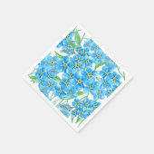 Serviette En Papier Oublie-moi pas un motif sans soudure (Coin)