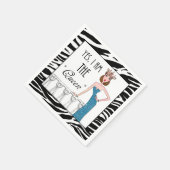 Serviette En Papier Oui, je suis la "reine" (Coin)