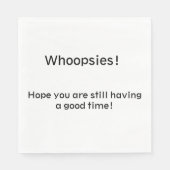 Serviette En Papier Oups ! (Devant)