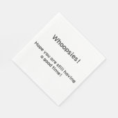 Serviette En Papier Oups ! (Coin)