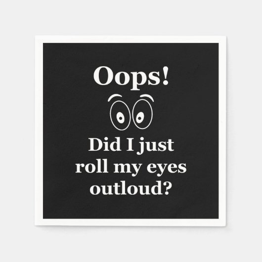 Serviette En Papier Oups ! (Devant)