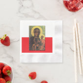 Serviette En Papier Our Lady of Czestochowa (En situation)