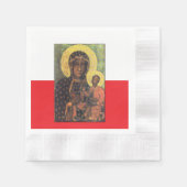Serviette En Papier Our Lady of Czestochowa (Devant)