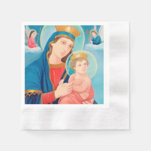 Serviette En Papier Our Lady of Perpetual Help Catholic