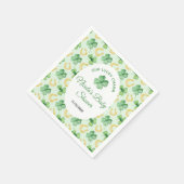 Serviette En Papier Our Lucky Charm St Patrick's Baby Shower (Coin)