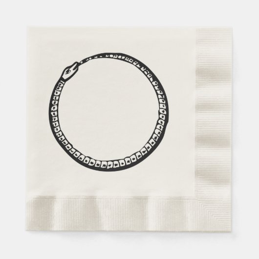 Serviette En Papier Ouroboros (Devant)