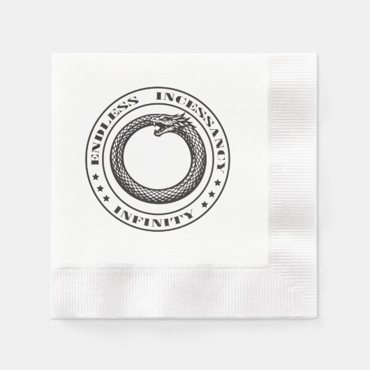 Serviette En Papier Ouroboros (Devant)