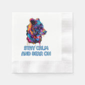 Serviette En Papier Ours (Devant)