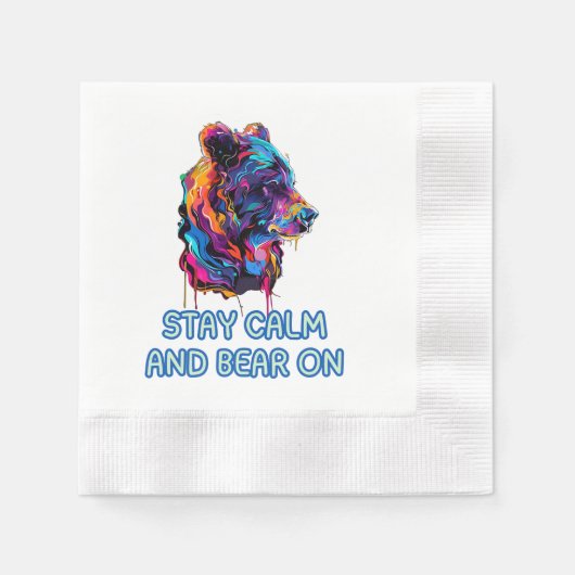 Serviette En Papier Ours (Devant)