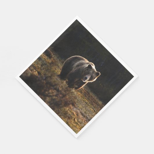 Serviette En Papier Ours (Coin)