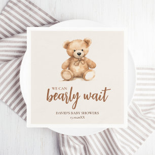 Serviette En Papier Ours blanc mignon