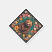 Serviette En Papier Ours cottagecore (Coin)