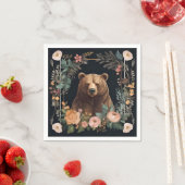 Serviette En Papier Ours cottagecore (En situation)