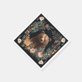Serviette En Papier Ours cottagecore (Coin)