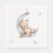 Serviette En Papier Ours couché Napkin (Devant)