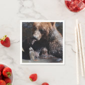 Serviette En Papier Ours de bain (En situation)