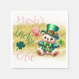 Serviette En Papier Ours en bonbons pour la Saint-Patrick Anniversaire