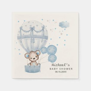 Serviette En Papier Ours en peluche mignon avec serviettes Air Hot Bal