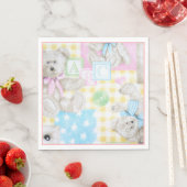 Serviette En Papier Ours En Teddy Papier (En situation)