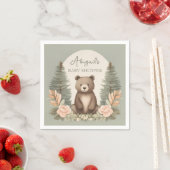Serviette En Papier Ours forestier (En situation)