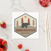 Serviette En Papier Ours forestier national de Green Mountain (En situation)
