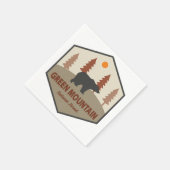 Serviette En Papier Ours forestier national de Green Mountain (Coin)