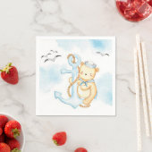 Serviette En Papier Ours marin mignon (En situation)