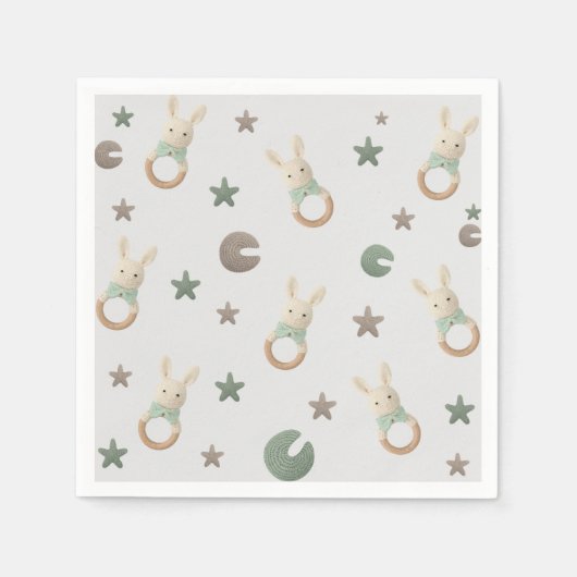 Serviette En Papier Ours mignon (Devant)