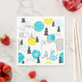 Serviette En Papier Ours polaire (En situation)
