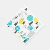 Serviette En Papier Ours polaire (Coin)