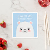 Serviette En Papier Ours polaire (En situation)