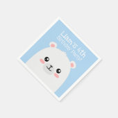 Serviette En Papier Ours polaire (Coin)