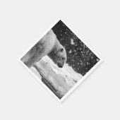 Serviette En Papier Ours polaire dans la neige (Coin)