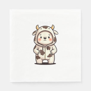 Serviette En Papier Ours polaire de Noël Moo Vache Noël Moo Polar B
