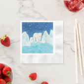 Serviette En Papier Ours polaires (En situation)