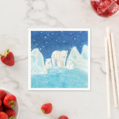 Serviette En Papier Ours polaires (En situation)