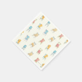 Serviette En Papier Ours sur les chaises Motif (Coin)