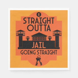 Serviette En Papier Out Of Jail Prison Release Gift Two-Tone Coffee Mu