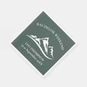 Serviette En Papier Outdoor Adventure Mountain Bachelor Week-end (Coin)