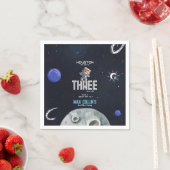 Serviette En Papier Outer Space Astronaut Any Age Birthday (En situation)