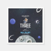 Serviette En Papier Outer Space Astronaut Any Age Birthday (Devant)