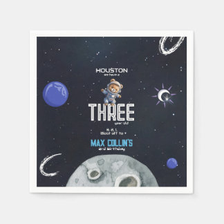 Serviette En Papier Outer Space Astronaut Any Age Birthday